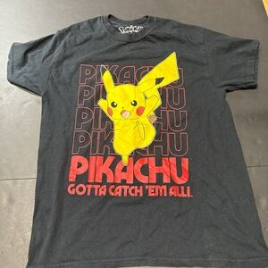 Pikachu Black t-shirt